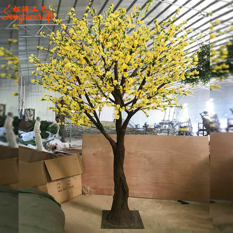 黃色假桃花樹