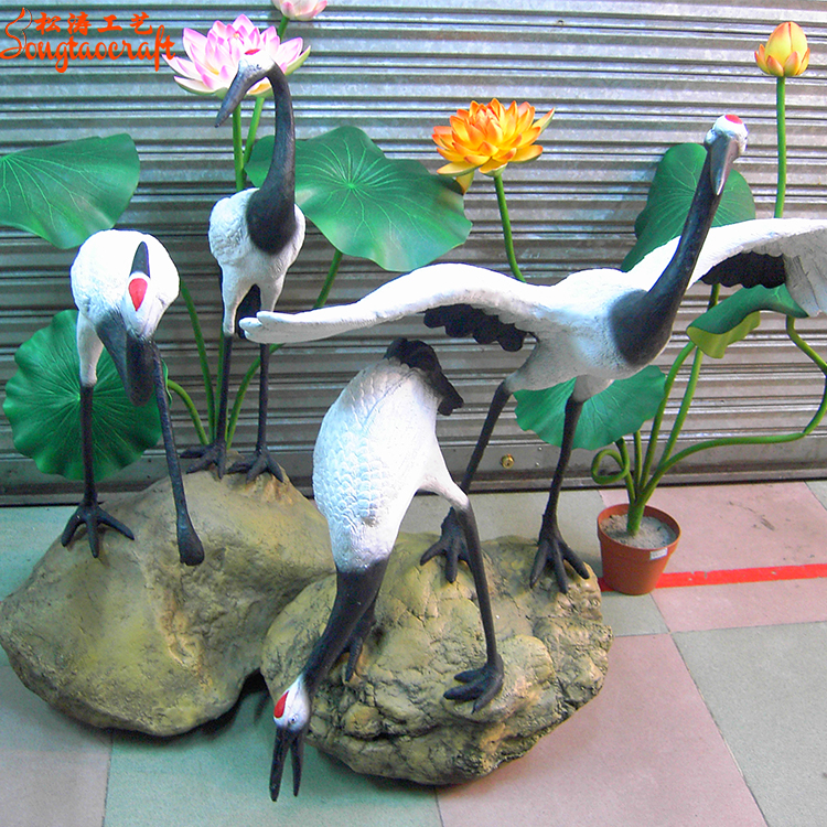 仿真動(dòng)物仙鶴